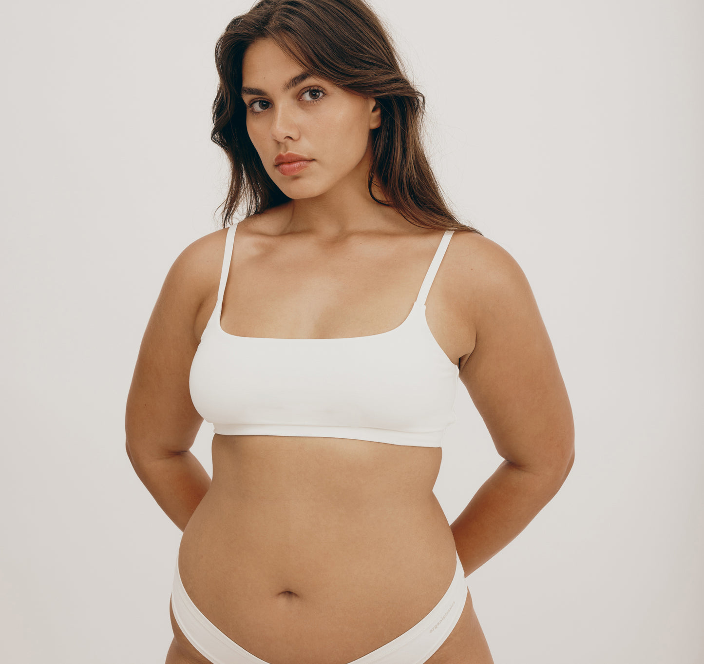 Bralette Algodón Orgánico Blanco