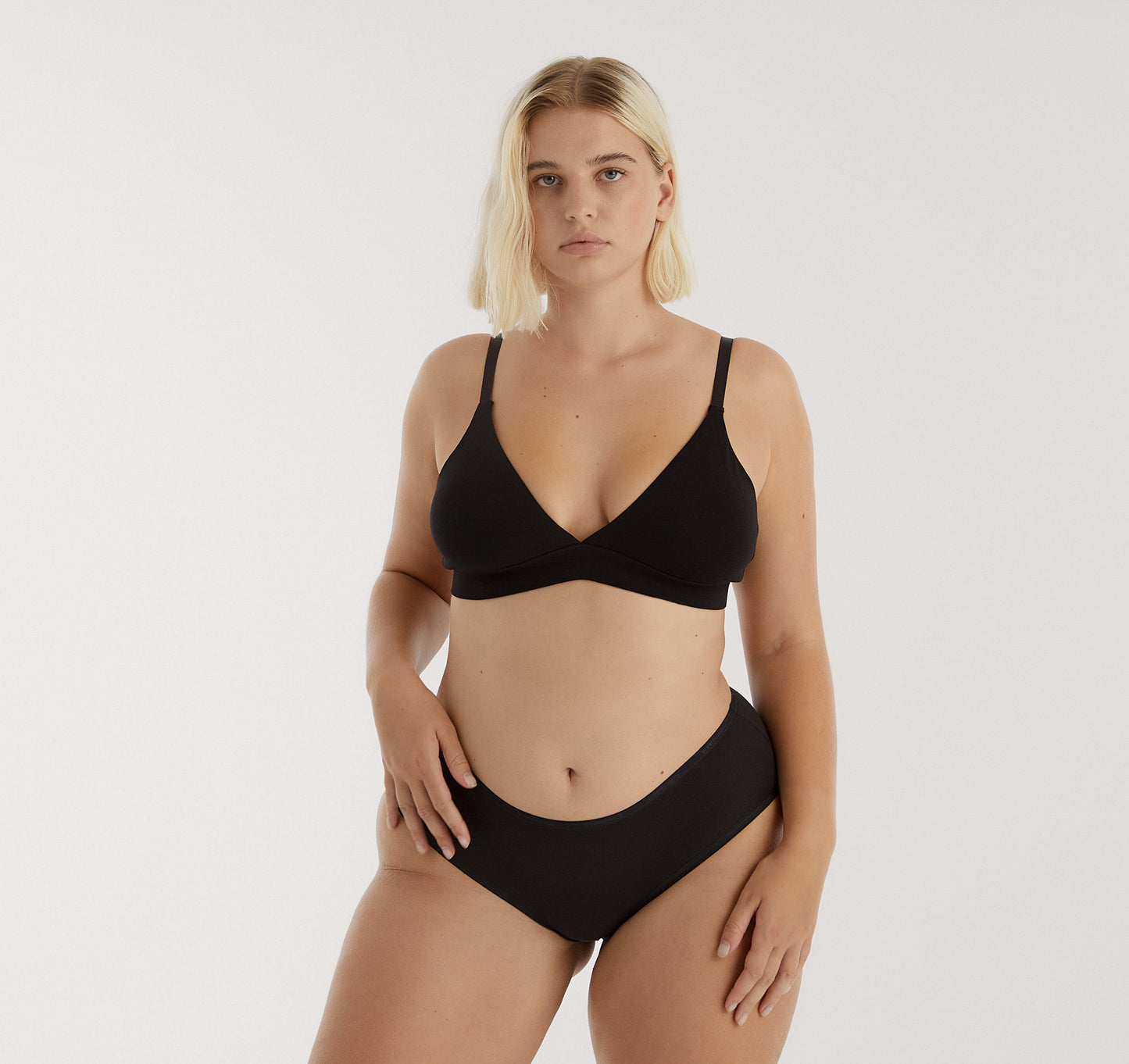 Brief Algodón Orgánico Negro
