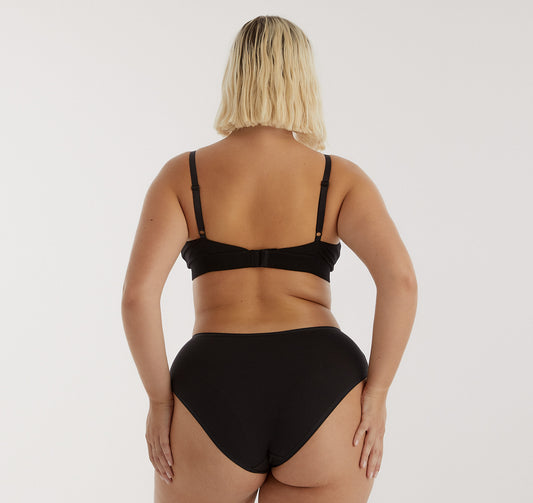 Brief Algodón Orgánico Negro