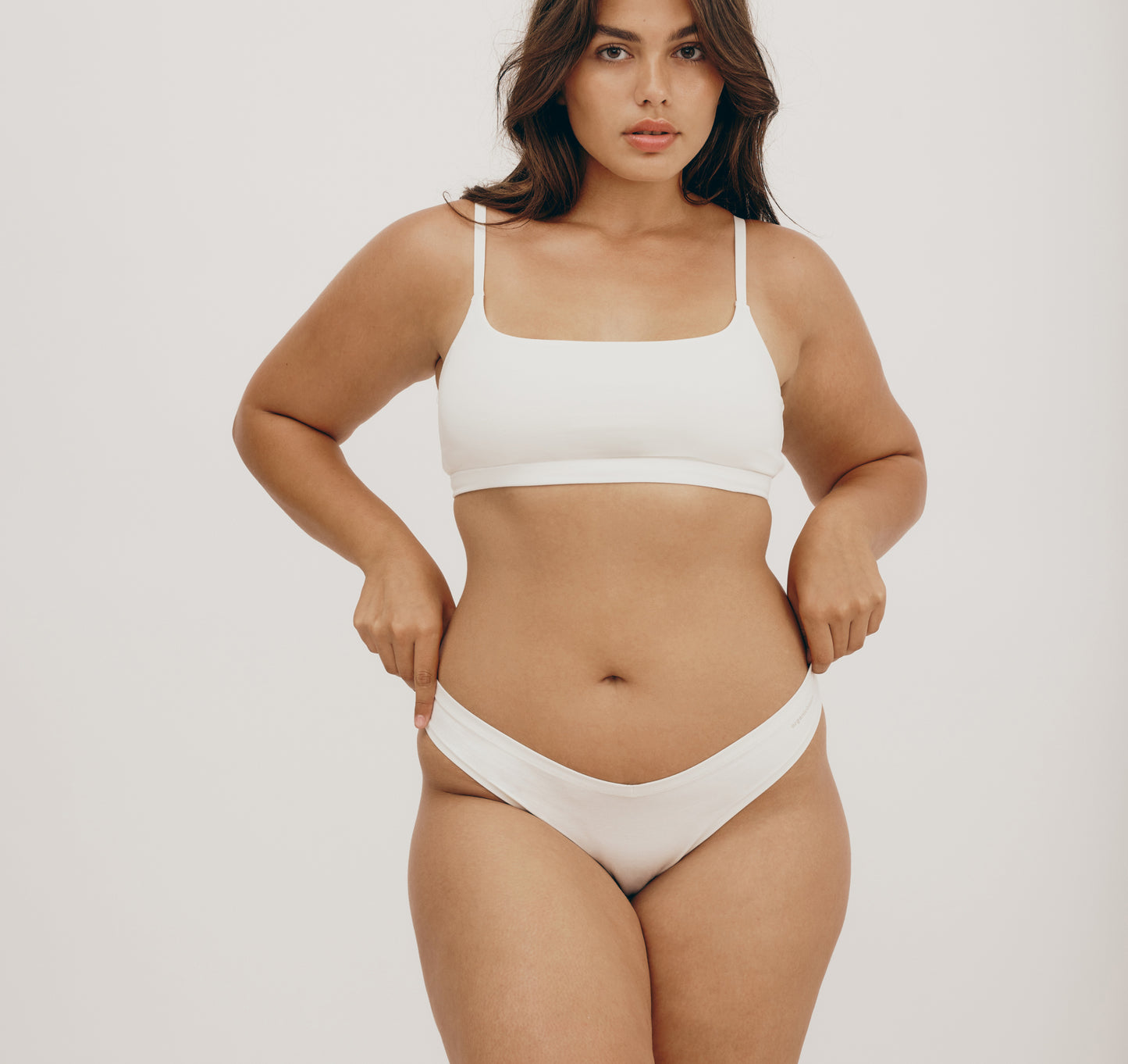 Cheeky Flex Cotton Algodón Orgánico Blanco