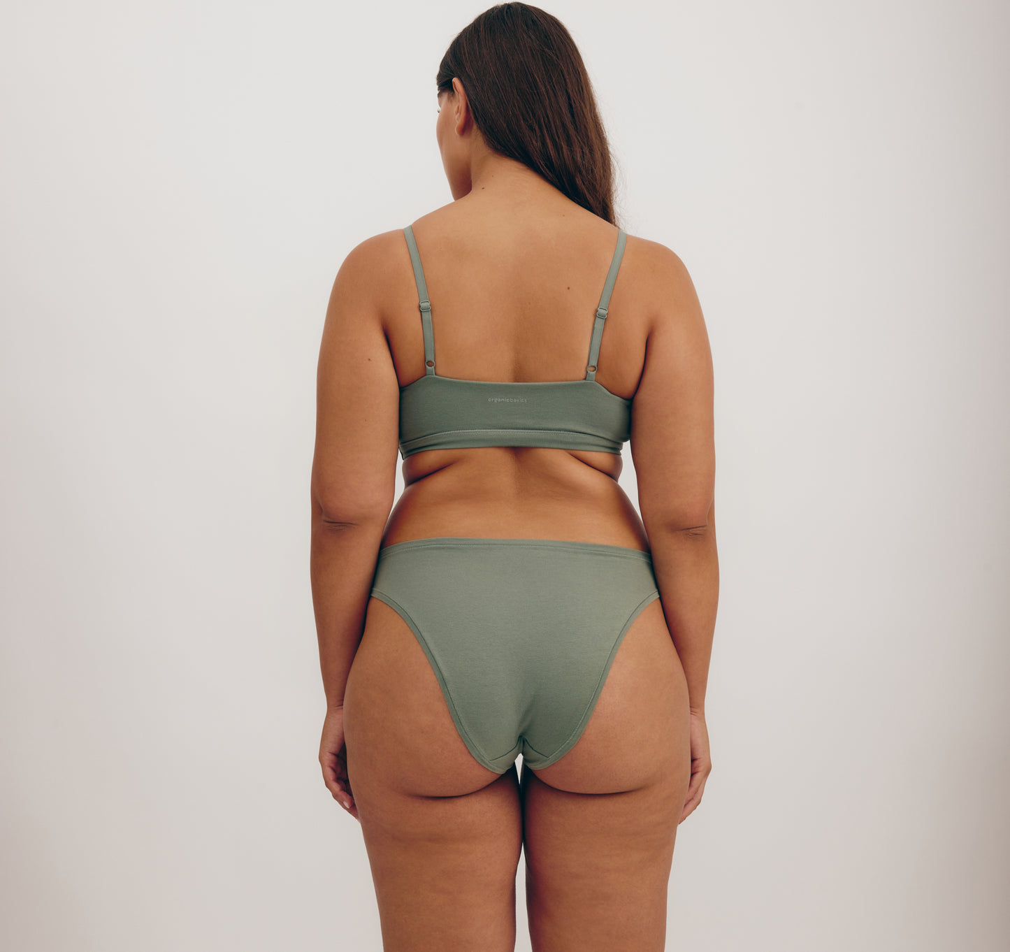 Cheeky Flex Cotton Algodón Orgánico Verde Olivo