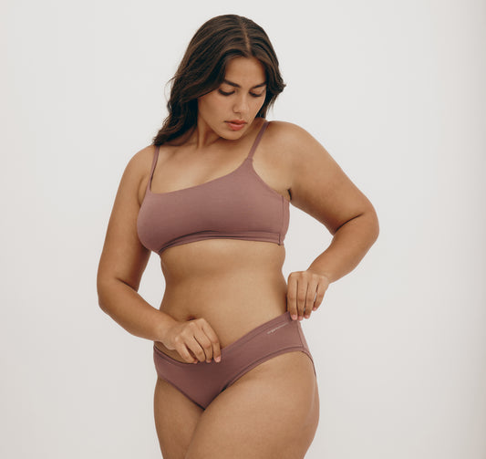 Calzón Hipster Algodón Orgánico Flex Cotton Palo rosa