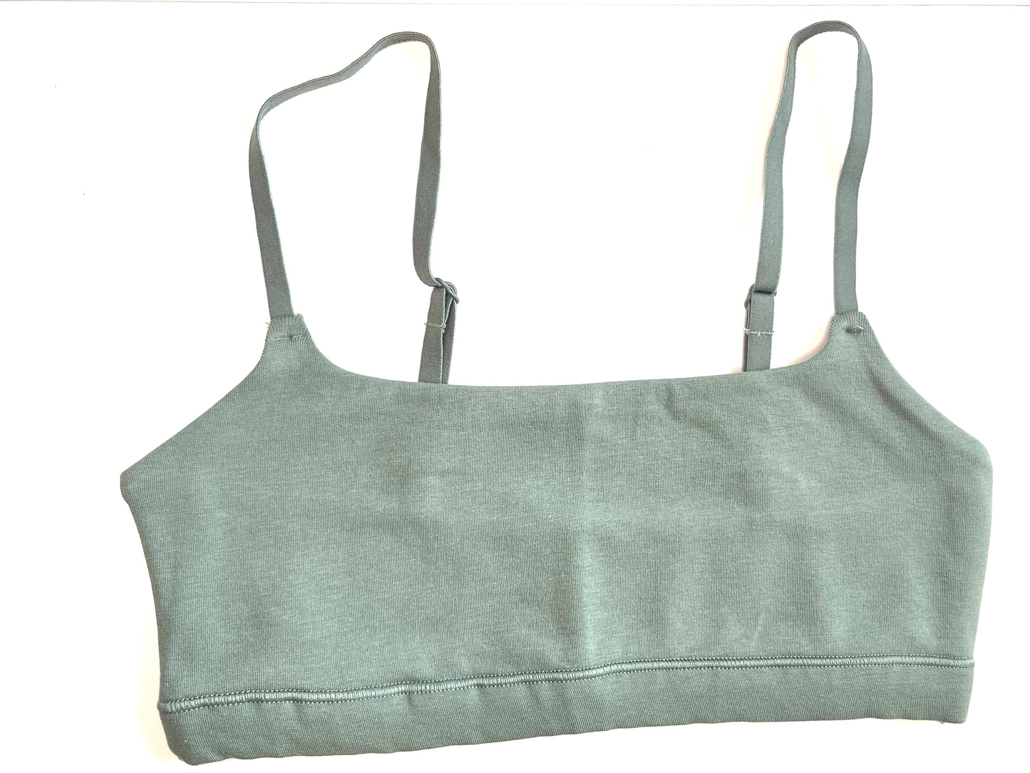 Bralette Algodón Orgánico Verde Olivo