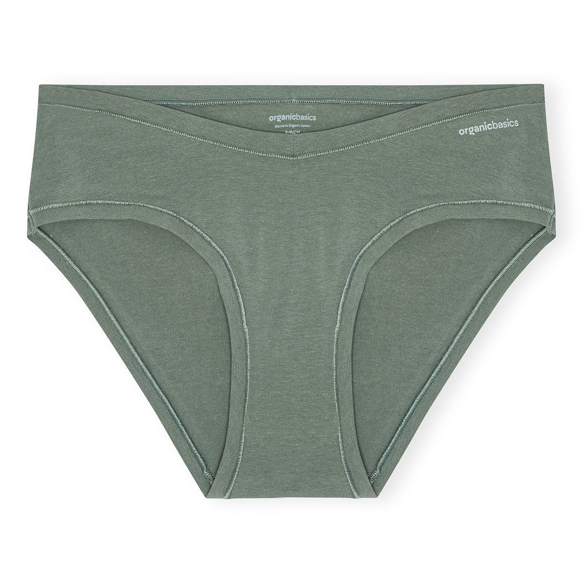 Calzón Hipster Flex Cotton Algodón Orgánico Verde Olivo