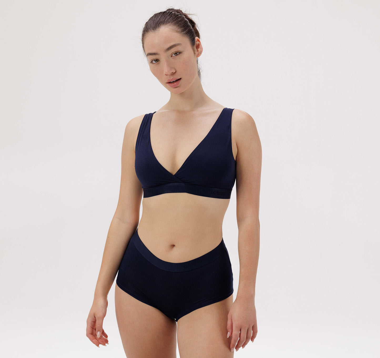 Short Tencel Navy