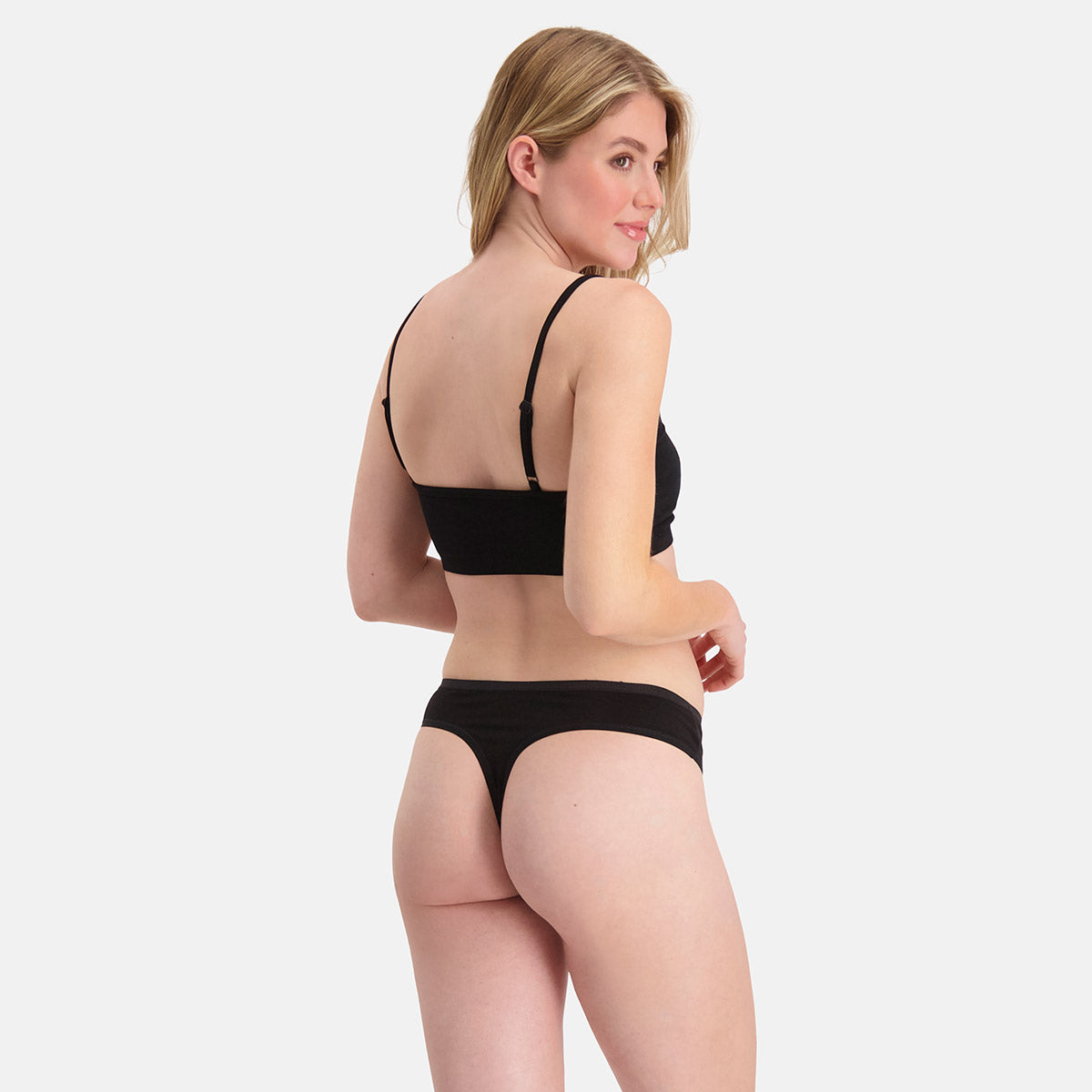 Pack Colaless Lola Negro Bambú y Algodón Orgánico