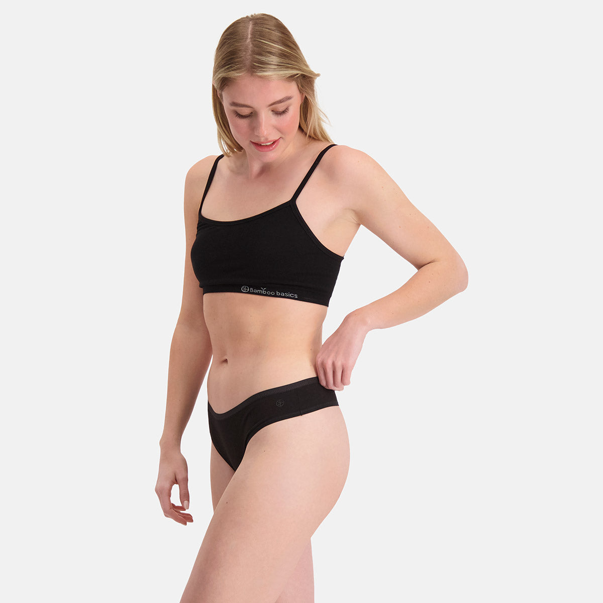 Pack Colaless Lola Negro Bambú y Algodón Orgánico