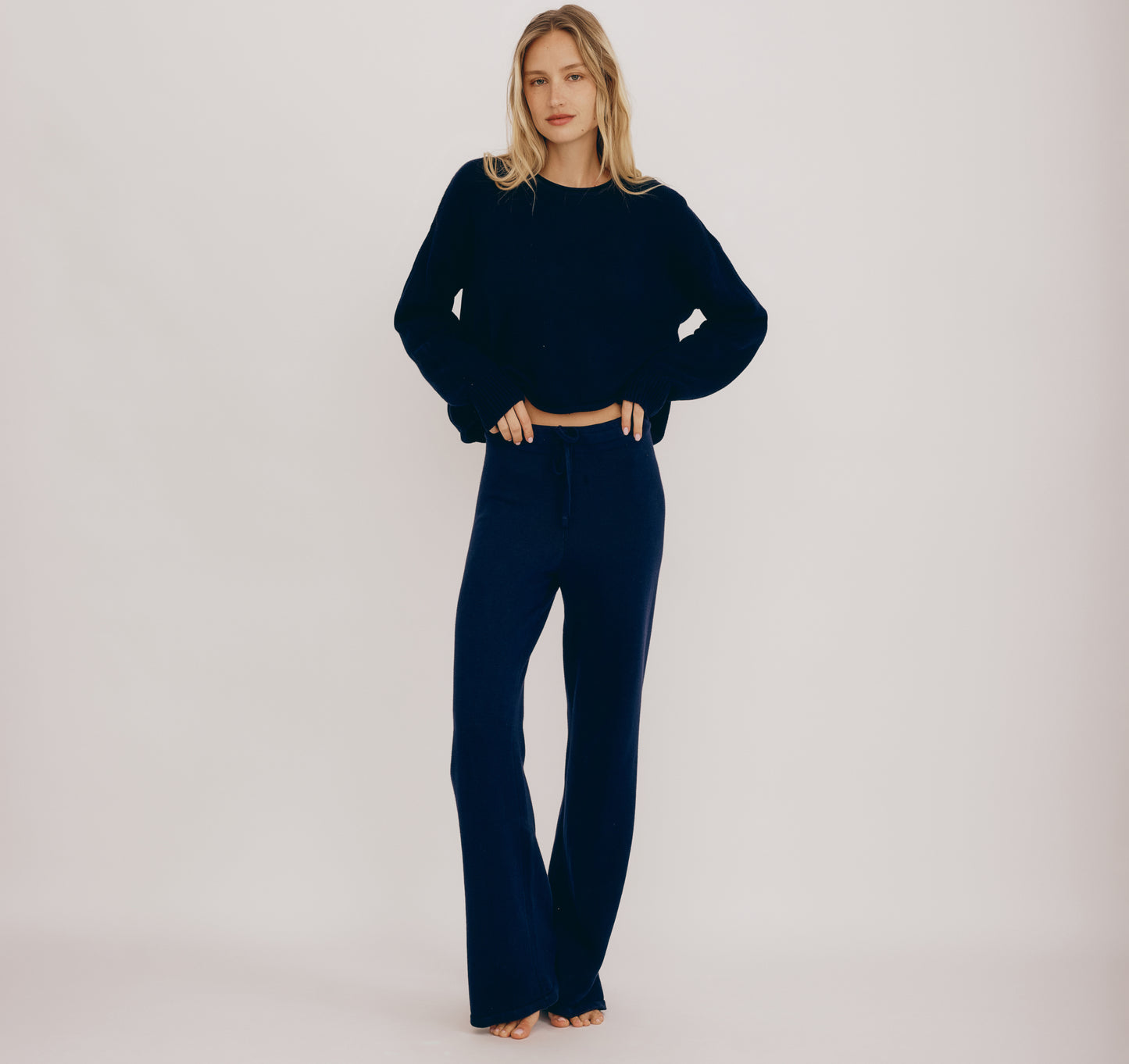 Sweater Algodón Orgánico Navy